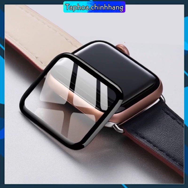 Miếng dán cường lực Hoco Full 3D cho Apple Watch Series 6 / Apple Watch SE/ Series 5/ 4 (Size 40/44mm) - Hàng Nhập Khẩu