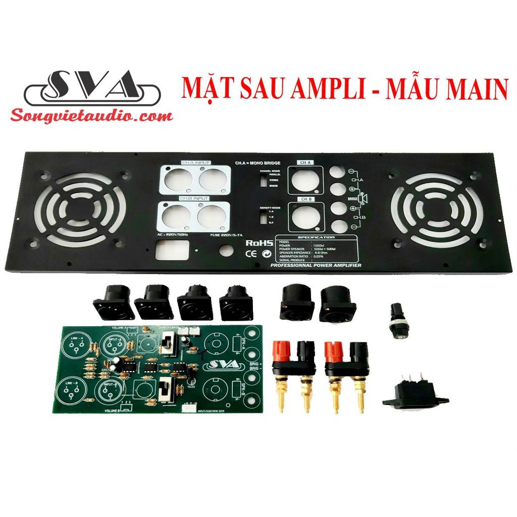 MẶT SAU AMPLI MẪU MAIN PA2400 2 KÊNH