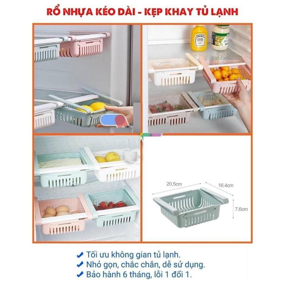 KHAY - RỔ KẸP TỦ LẠNH KÉO DÀI SIÊU TIỆN LỢI ( TỔNG KHO GIA DỤNG GIÁ GỐC )