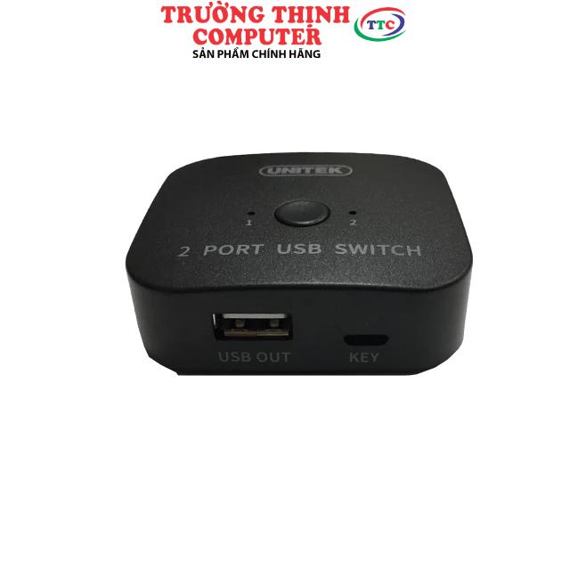 BỘ HUB CHIA CỔNG USB 2.0 VÀ CHIA SẺ 2 CỔNG MÁY IN V157A UNITEK - HÀNG CHÍNH HÃNG