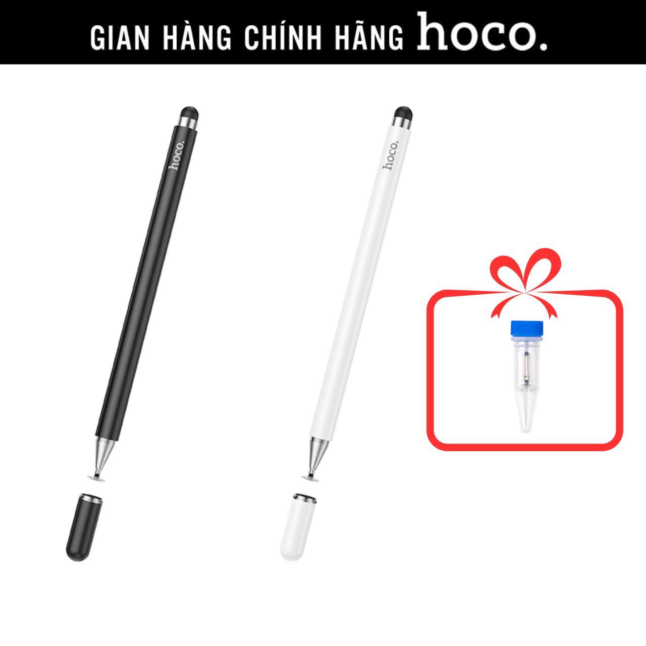 Bút cảm ứng điện dung đa năng Hoco GM103, phụ kiện viết cảm ứng nét vẽ mượt mà cho máy tính bảng, điện thoại hàng chính hãng