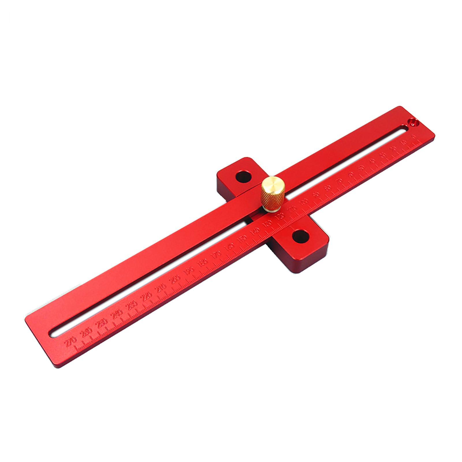 Precision Woodworking Scribe Ruler Gauge for Woodworking Measuring Carpenter