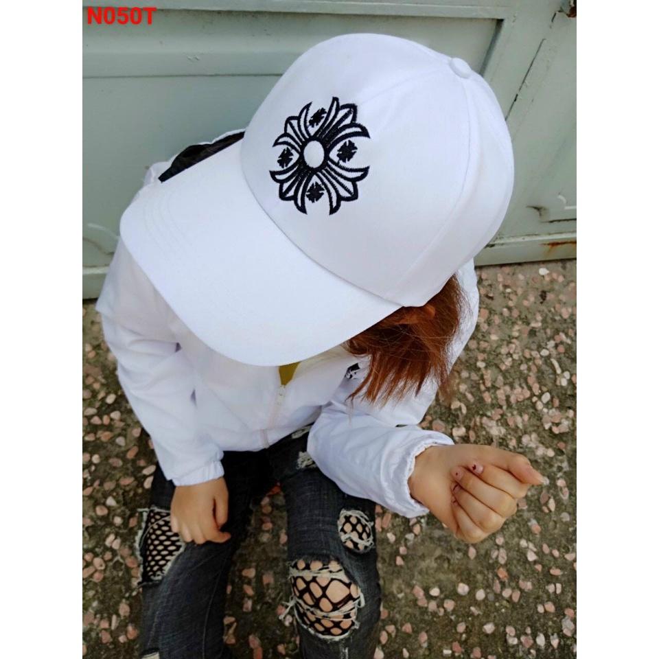 Mũ lưỡi trai unisex dành cho cả nam và nữ, chất dày dặn, thêu hình cực xinh, phong cách năng động trẻ trung