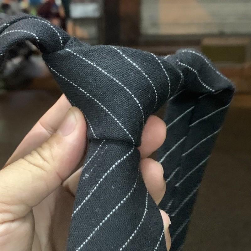 Cà vạt nam chú rể cho mùa đông lạnh miền Bắc bản 6cm vải thô dầy 3 lớp giangpkc