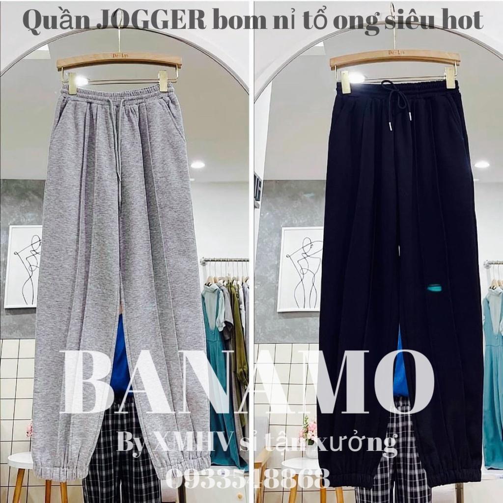 Quần JOGGER nỉ bom tổ ong siêu hot siêu xịn vải không bai xù thời trang 294