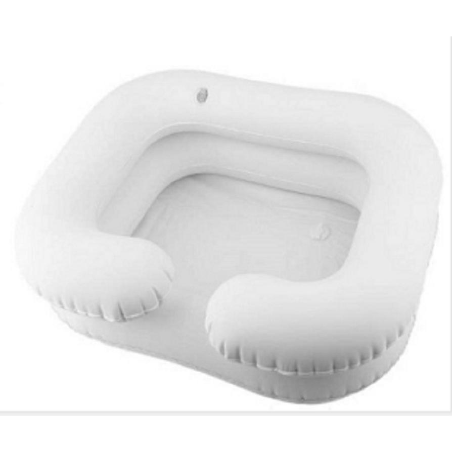 PVC Bồn tắm gội đầu bằng nhựa PVC Di động Chăm sóc người già Người tàn tật Bồn rửa tóc Điều dưỡng