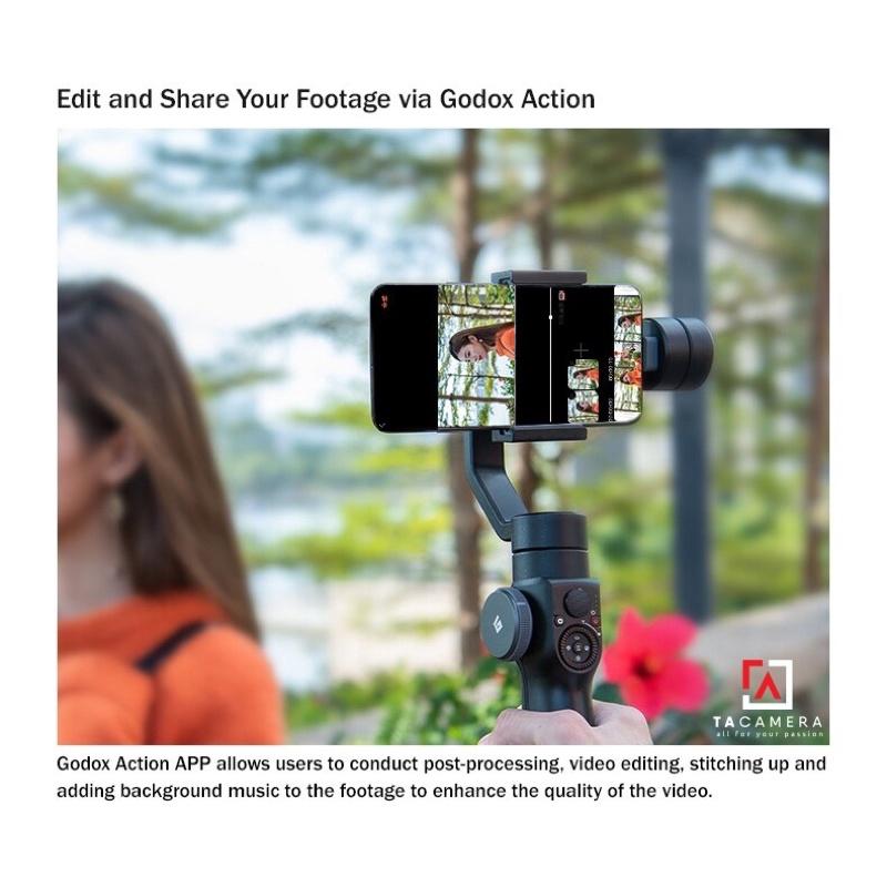 Gimbal Godox Smartphone ZP1 - Gimbal Chống Rung Điện Thoại - Hàng Chính Hãng