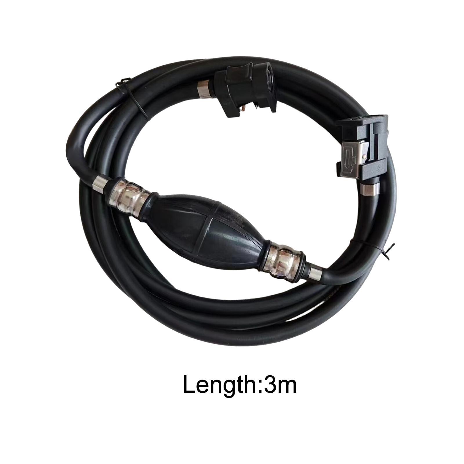 Outboard Boat Fuel Line with Bulb for Outboard Marine Boat Motor