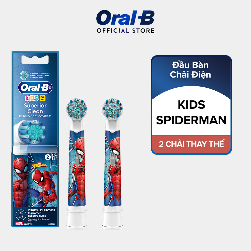 Đầu bàn chải Oral-B Kids Spiderman EB10s