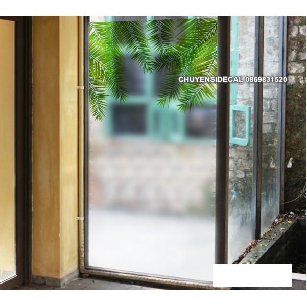 Decal Dán Kính Cao Cấp - Dây Leo Lá Mỏng