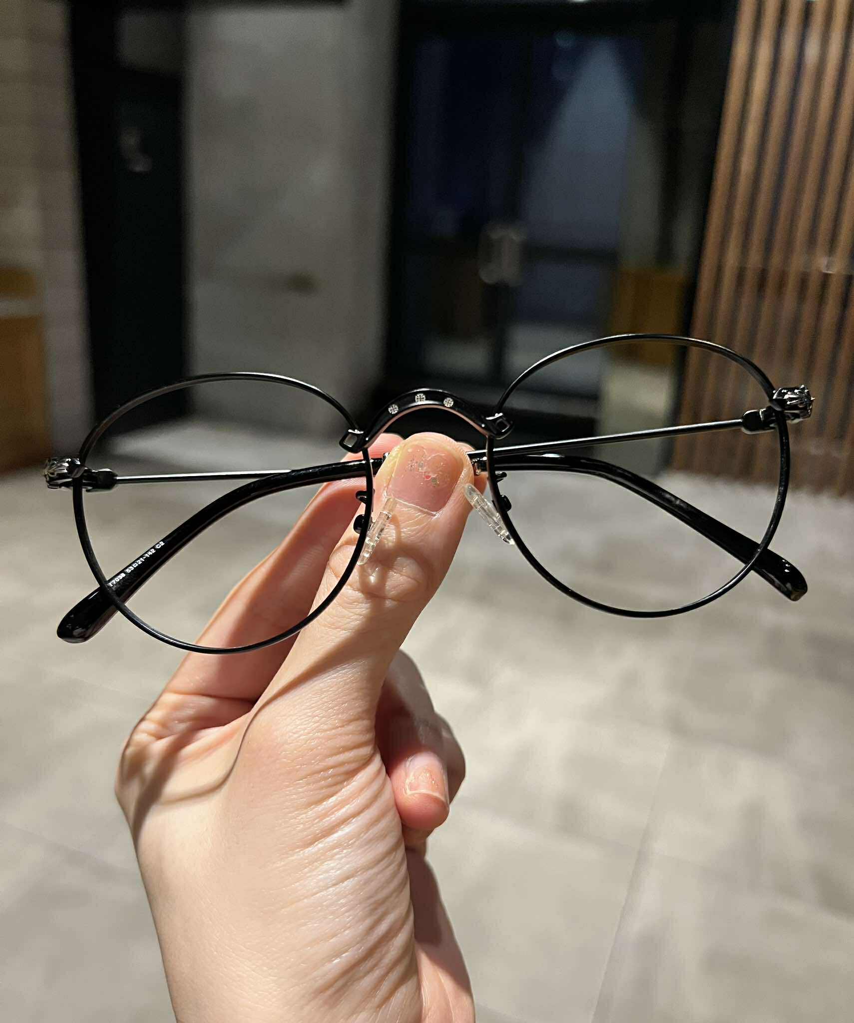 Kính Mắt tròn kim loại phong cách cổ điển