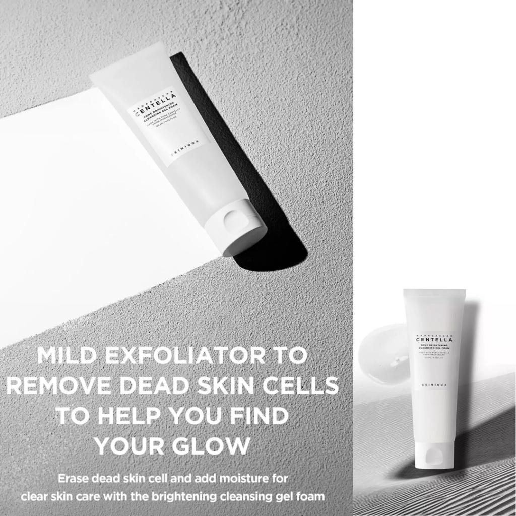 Combo Làm Sạch, Dưỡng Sáng Da Skin1004 Madagascar Centella Brightening - Trắng