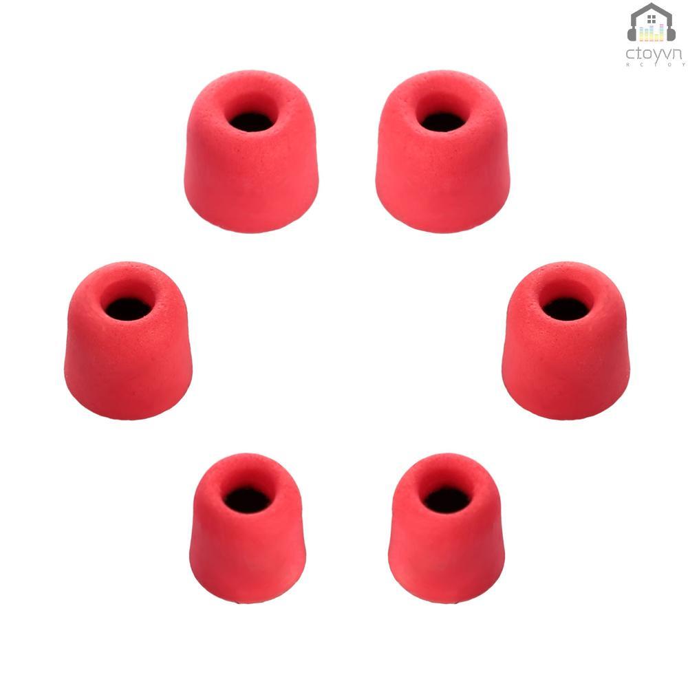 Set 3 cặp nút tai nghe thay thế bằng cao su non size S M L kèm hộp đựng
