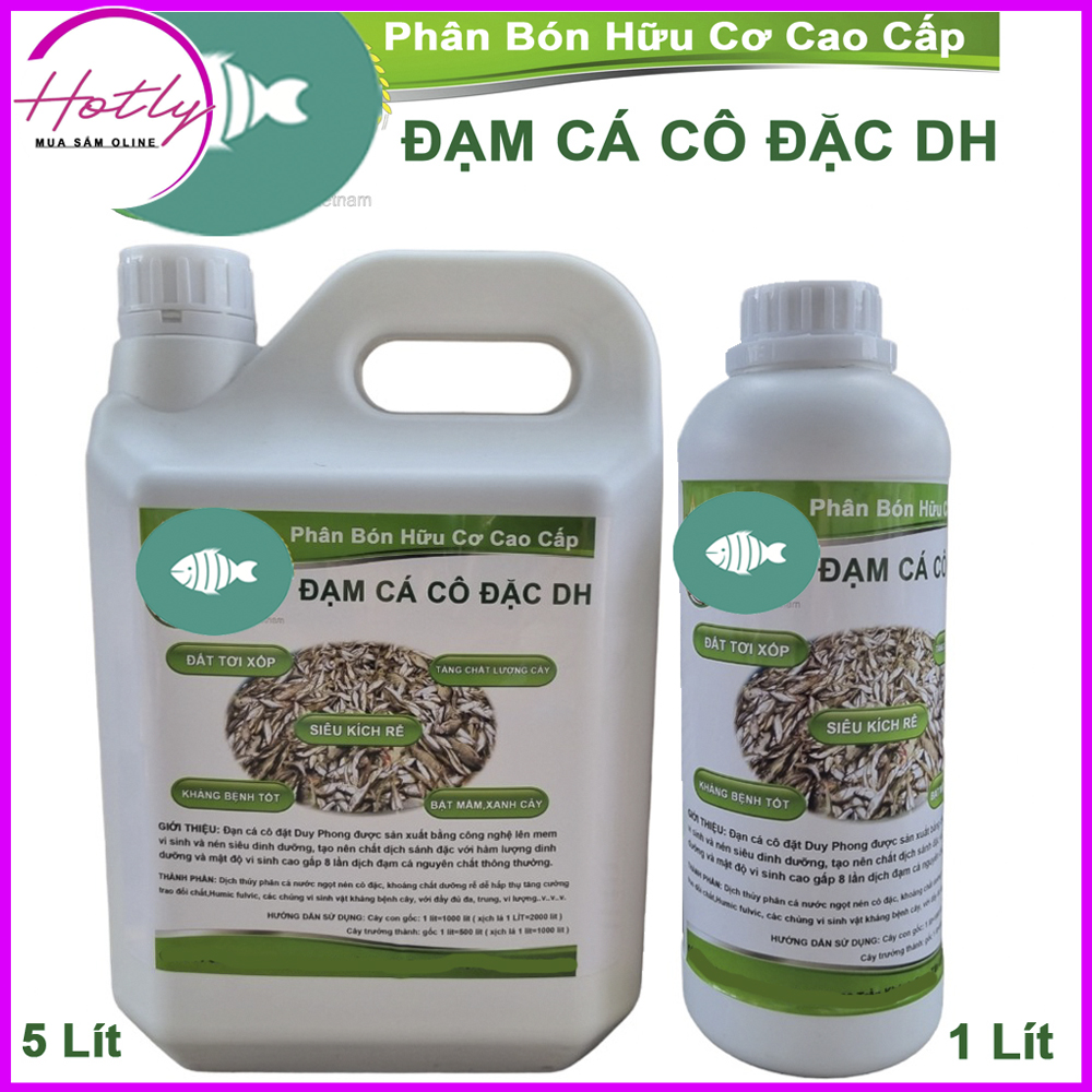 1 Lít - Phân Bón Hữu Cơ, Dịch đạm cá nước ngọt cô đặc, an toàn cho hệ sinh thái-76124