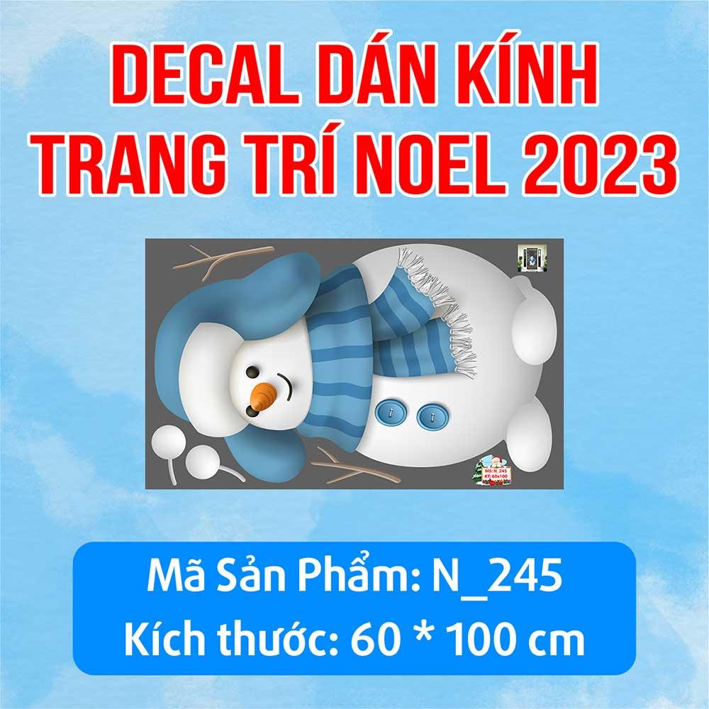 DECAL TRANG TRÍ GIÁNG SINH 2023 COMBO SỐ 15