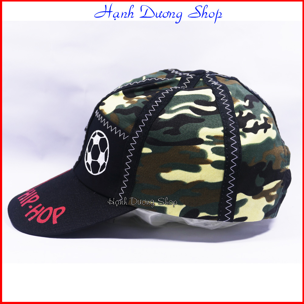 Mũ snapback hiphop cho bé từ 2 đến 5 tuổi, phong cách năng động cho bé yêu nhà bạn, thiết kế mỏ bằng, màu sắc hoạt tiết nổi bật bắt mắt