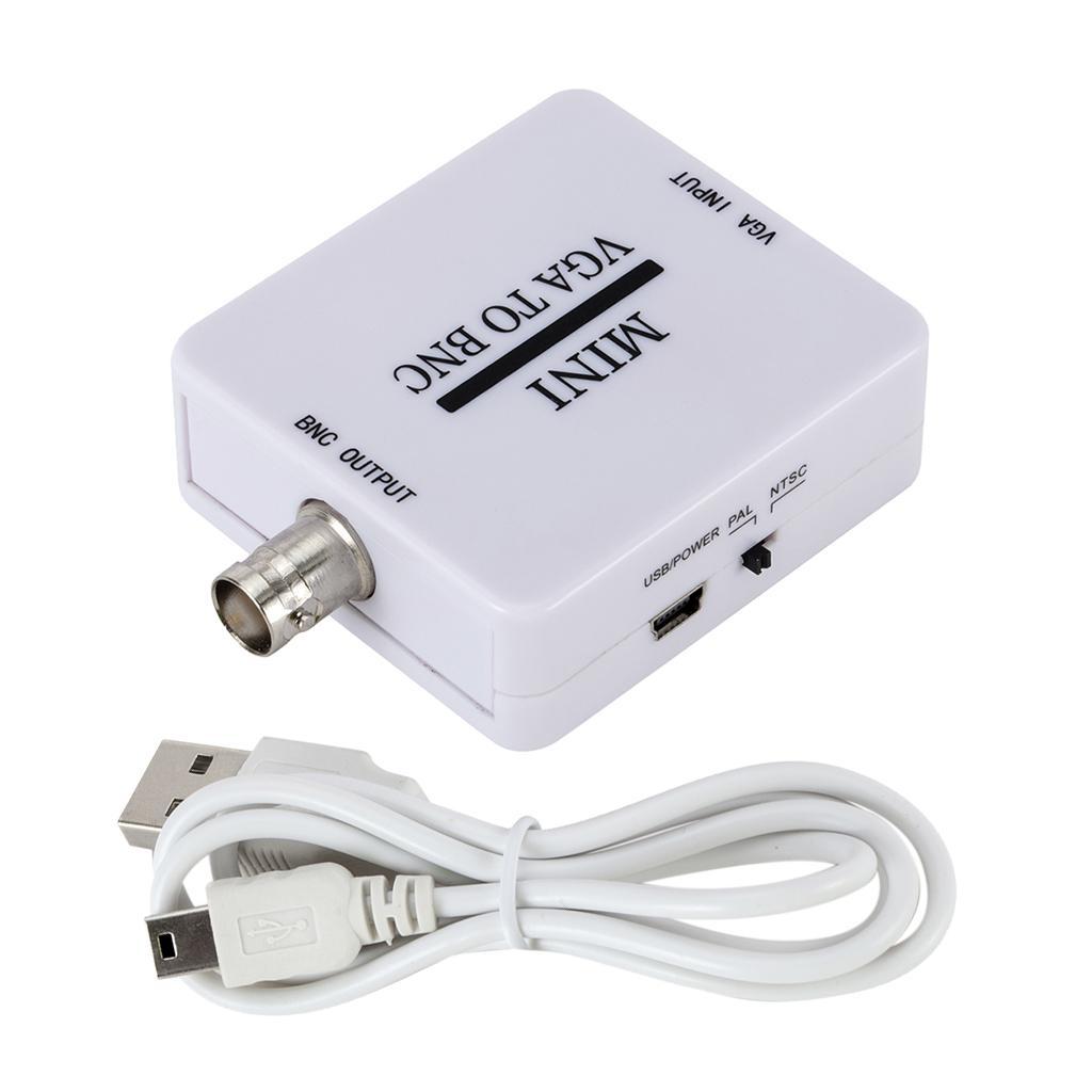 Mini HD VGA to BNC Video Digital Composite Converter Box For HDTV Monitor
