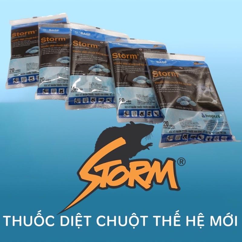 Thuốc Diệt Chuột Thế Hệ Mới Storm ( 1 gói 20 viên )