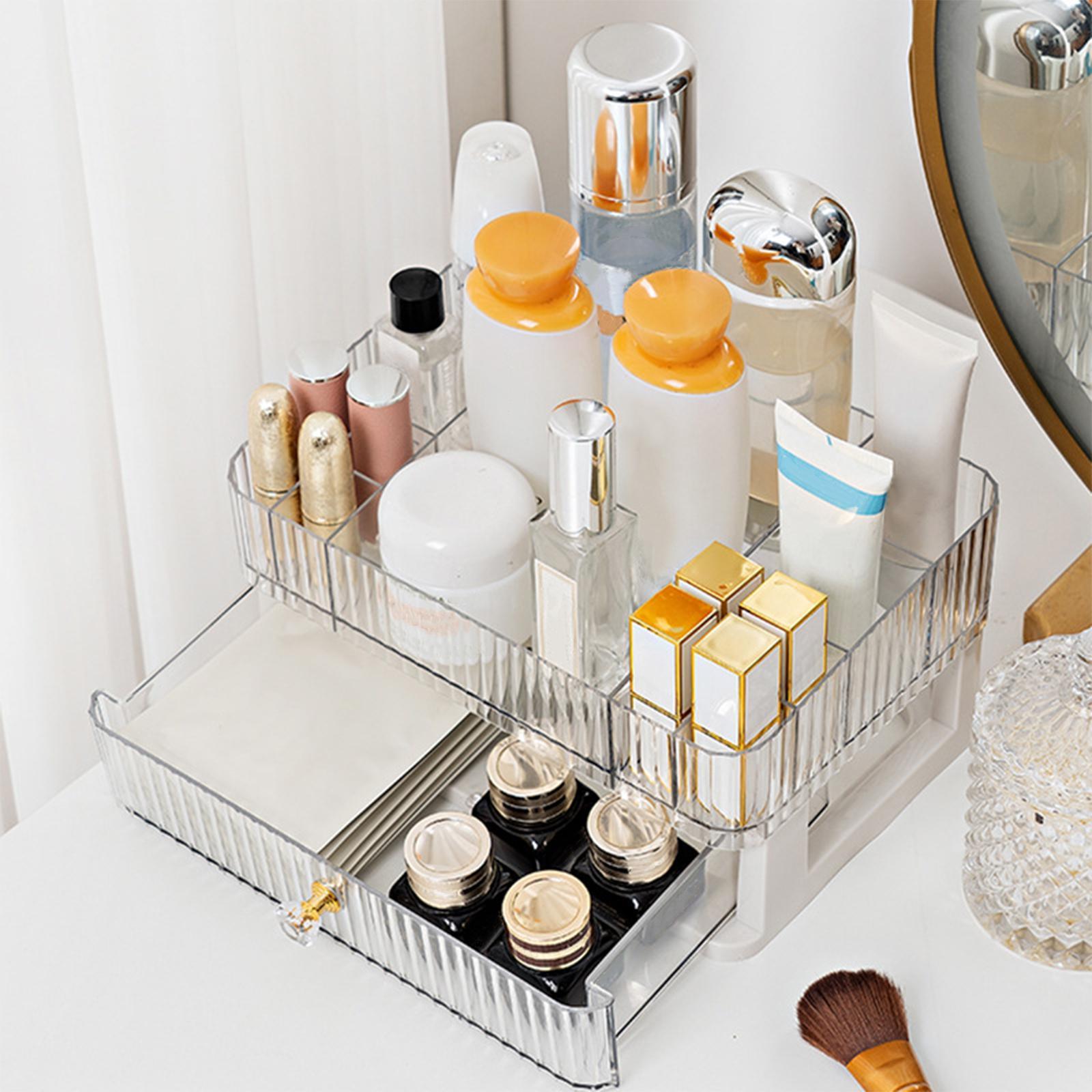 Make up Case Lipstick Organizer Cosmetic Storage Rack Makeup Cosmetic Organizer for Bedroom Desk
