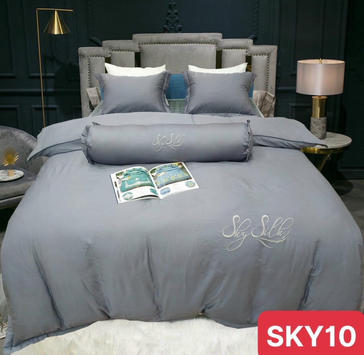 Bộ Chăn Ga Gối SKY SILK Lụa Cao Cấp PYEODA