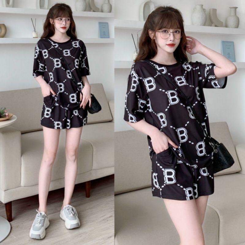 SÉT BỘ THỂ THAO Form RỘNG PHỐI HỌA TIẾT