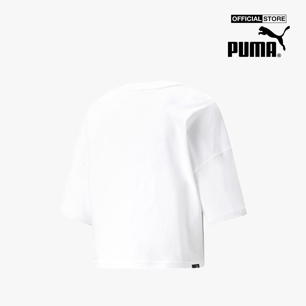 PUMA - Áo thun nữ tay ngắn Brand Love Oversized 534350