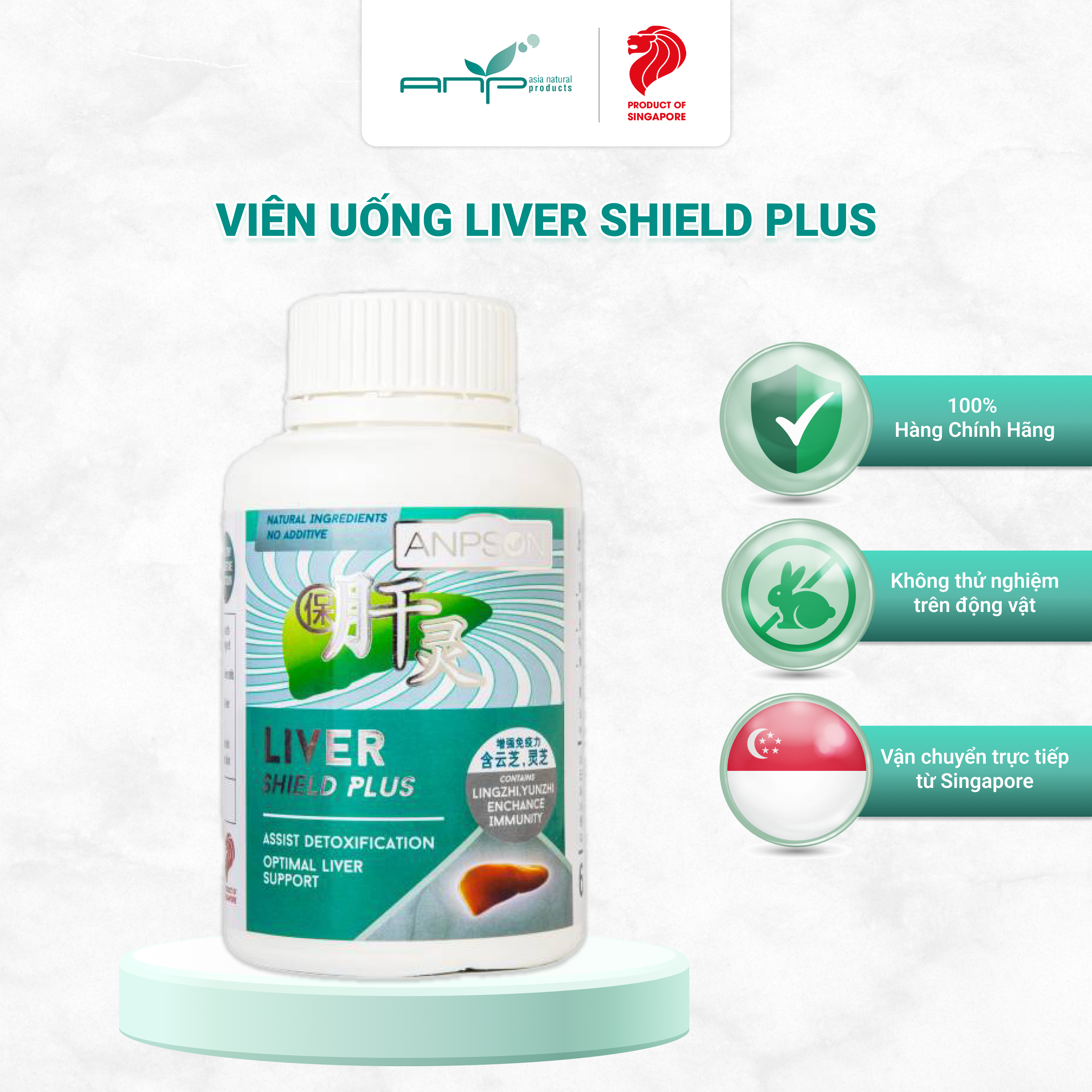 Viên Uống Giải Độc Gan Liver Shield Plus Giúp Tăng Cường Chức Năng Và Bảo Vệ Gan Khỏi Tác Hại Của Của Các Chất Có Hại Như Rượu Bia