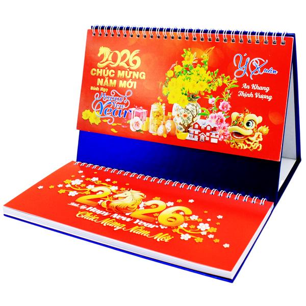 Lịch Để Bàn 2 Lò Xo - Ý Xuân - NST 78B