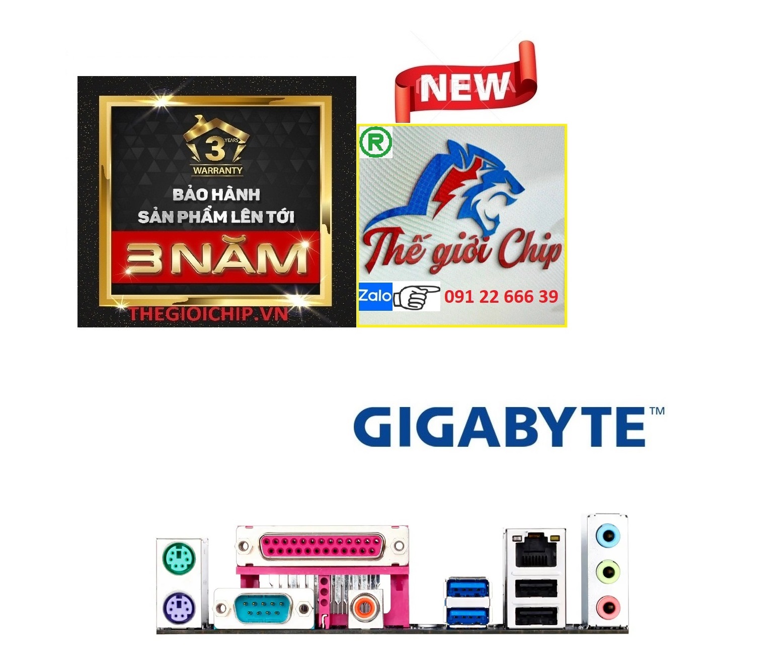 Bo Mạch Chủ (Mainboard) GIGABYTE P75-D3 (m.SATA) HÀNG CHÍNH HÃNG