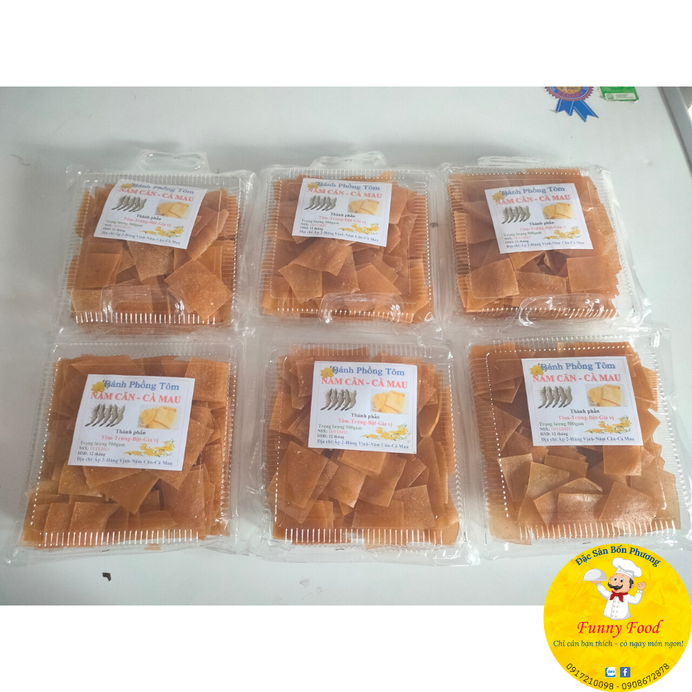 Bánh Phồng Tôm 500g – Đặc Sản Cà Mau - Funnyfood
