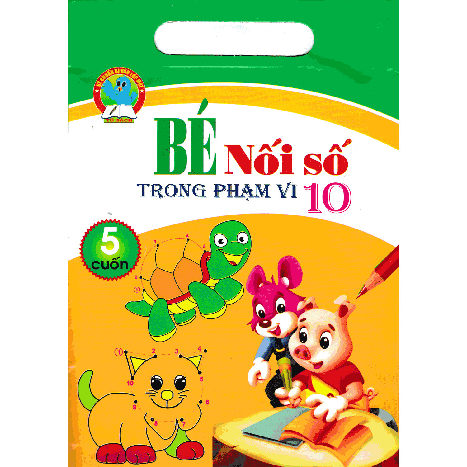 Bộ Túi Bé Nối Số Trong Phạm Vi 10 (5 Cuốn) 