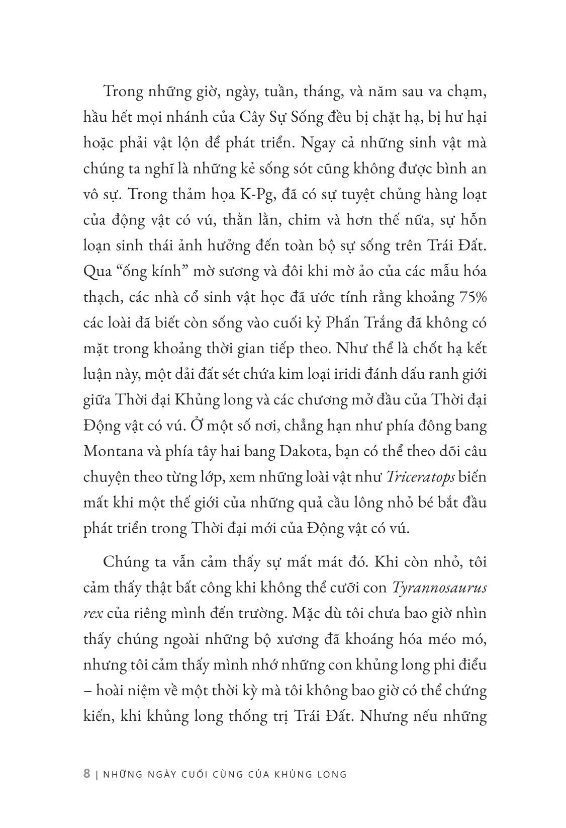 Những Ngày Cuối Cùng Của Khủng Long - Thiên Thạch, Sự Tuyệt Chủng Và Khởi Đầu Của Thế Giới Chúng Ta