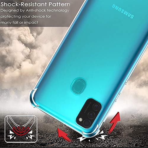 Ốp lưng silicon dẻo trong chống sốc dành cho Samsung M21