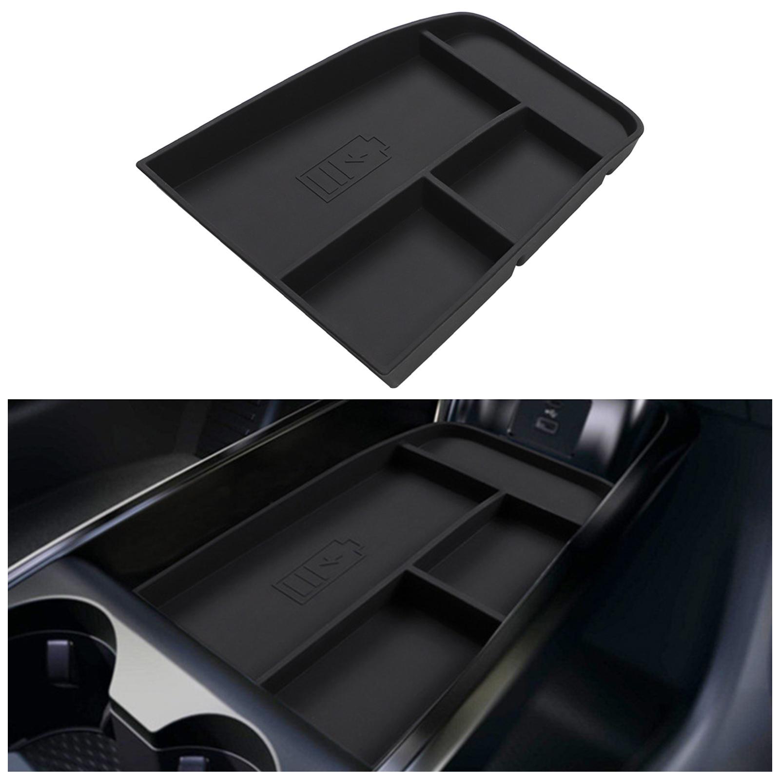 2Pcs Center Console Organizer Tray Fit for Ford Mustang Mach E 2021 2022