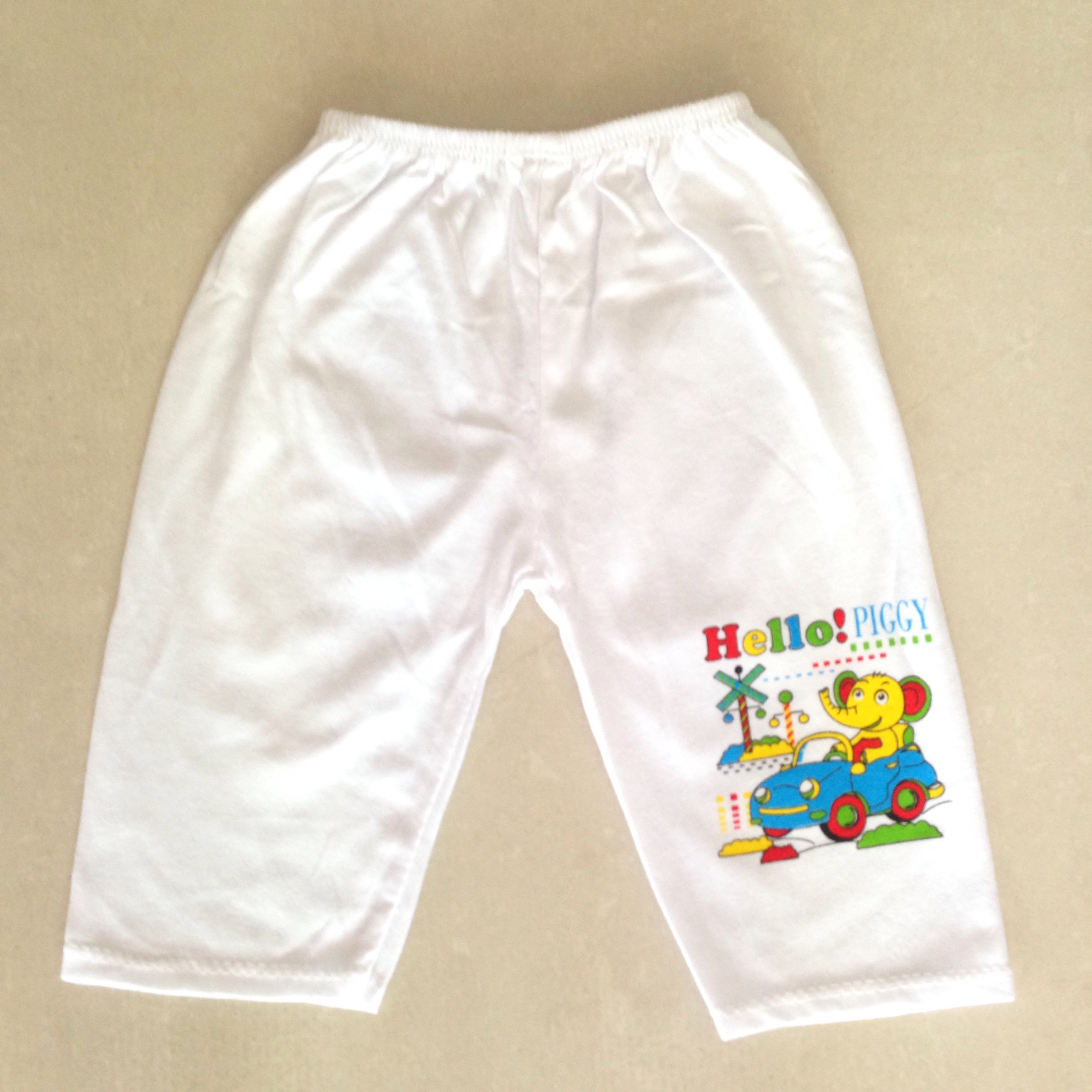 Set 5 quần dài trắng sơ sinh cho bé