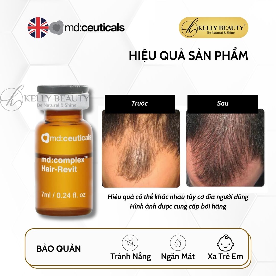 Tinh Chất Giảm Rụng Tóc, Kích Thích Mọc Tóc MD:COMPLEX Hair Revit CX - md:ceuticals | Kelly Beauty