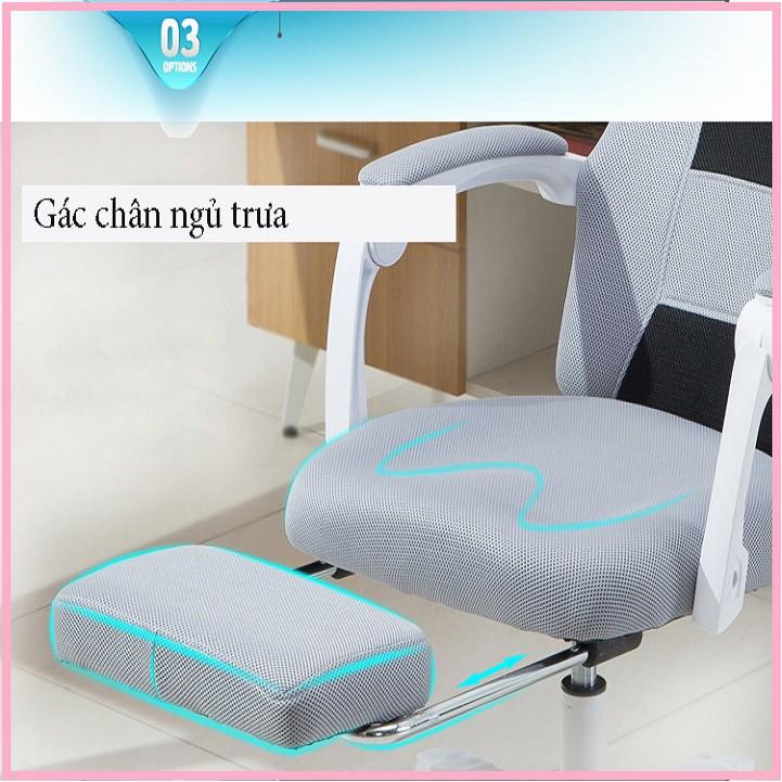 RE0645 Ghế xoay văn phòng ngả lưng duỗi chân - Ghế xoay văn phòng - Ghế văn phòng