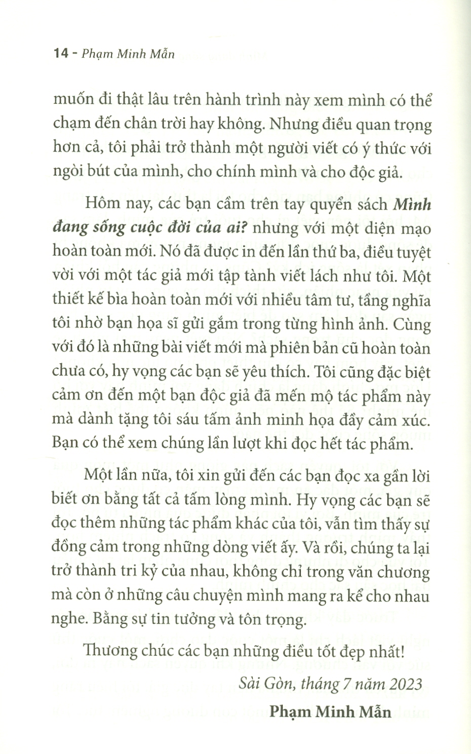 Mình Đang Sống Cuộc Đời Của Ai?