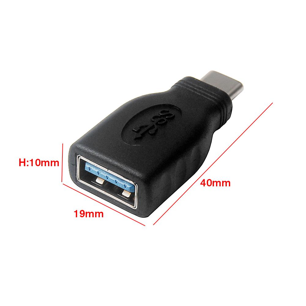 Type-C OTG Adapter USB3.1 Type-C Male to USB3.0 Female Converter Cable Adapter Replacement for Smart Phone Macbook