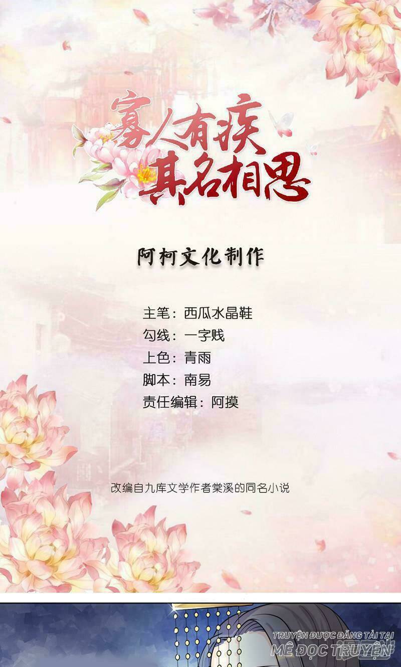 quả nhân có bệnh tên là tương tư chapter 10 1