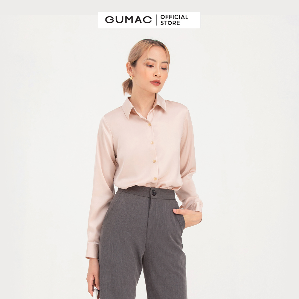 Quần tây nữ GUMAC QB752 ống suông