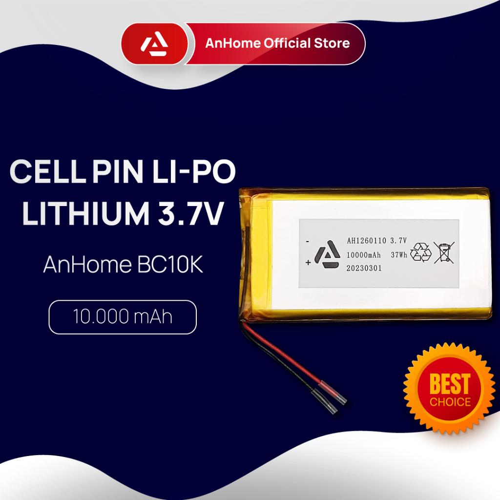 Pin Li-po Lithium AnHome BC10K cell 3.7V dung lượng 10.000mAh