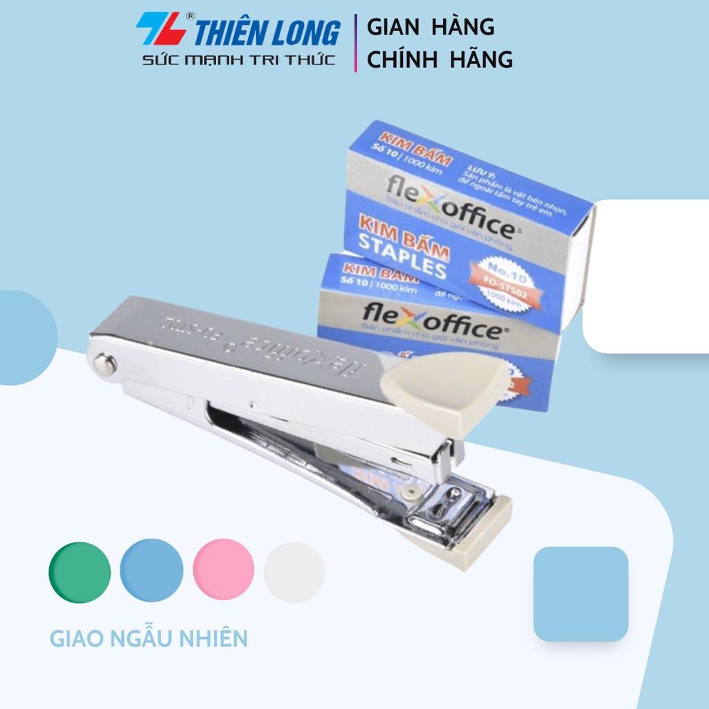 Bộ bấm kim số 10 và kim bấm Flexoffice FO-ST02-S2