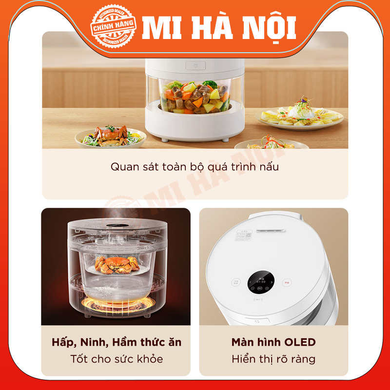 Nồi cơm điện trong suốt Xiaomi Mijia MFB04M 4L - Hàng chính hãng