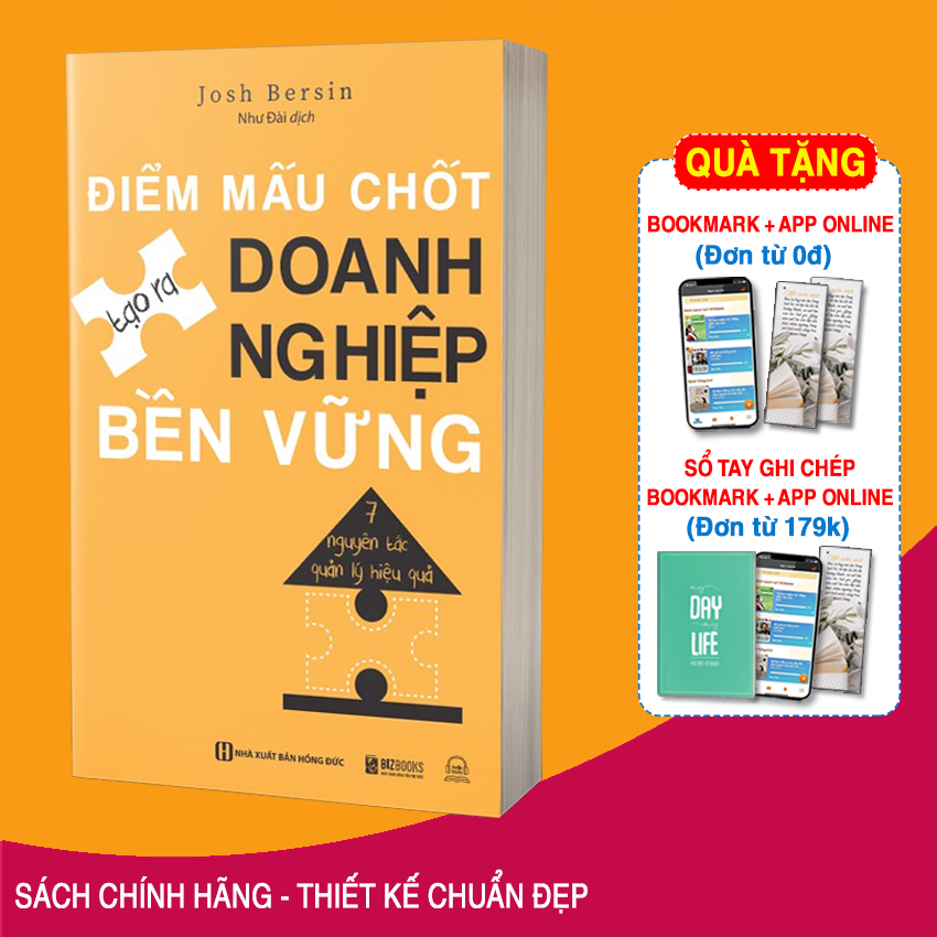 Sách Điểm Mấu Chốt Tạo Ra Doanh Nghiệp Bền Vững: 7 Nguyên Tắc Quản Lý Hiệu Quả