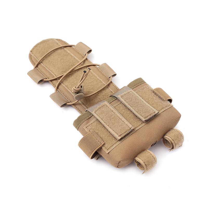 Vỏ pin Tactical Pouch cho mũ bảo hiểm Airsoft Hunting Camo Pin Pin Color: Digital jungle Size: 24x12.5cm