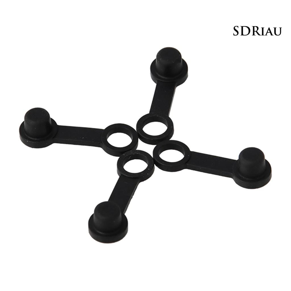 Set 4 Nắp Đậy Ống Xả Dầu Bằng Cao Su Dành Cho Xe Ô Tô / Mô Tô