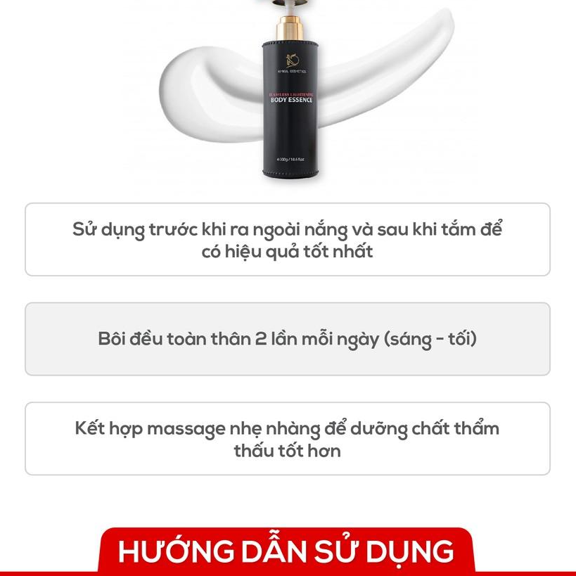 Kem dưỡng da toàn thân KimKul Body Essence 300G - trắng da, chống nắng, ngừa lão hóa