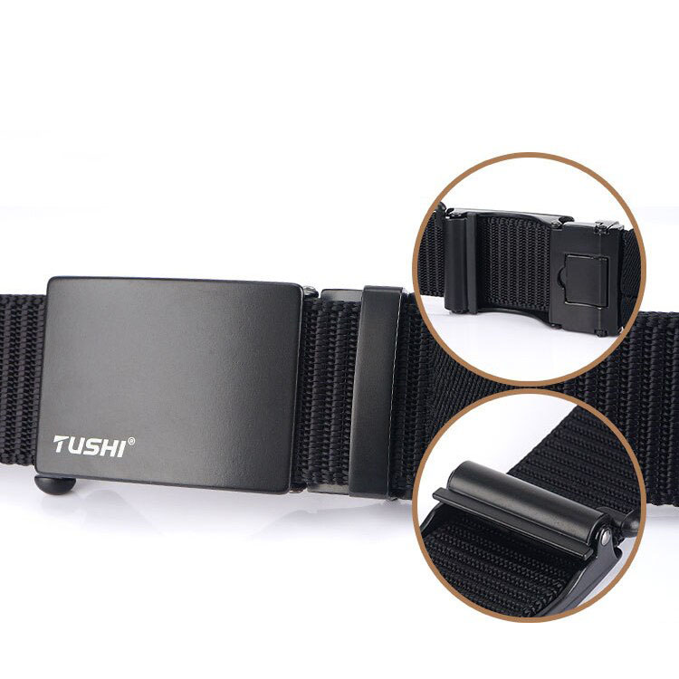 Dây Thắt Lưng Nam Cao Cấp, Vải Canvas, Khóa Tự Động Đơn Giản, Tiện Lợi_Dây Nịt Nam Vải Bố_Phong Cách Trẻ Trung, Nam Tính, Dễ Phối Đồ_Nhiều Màu