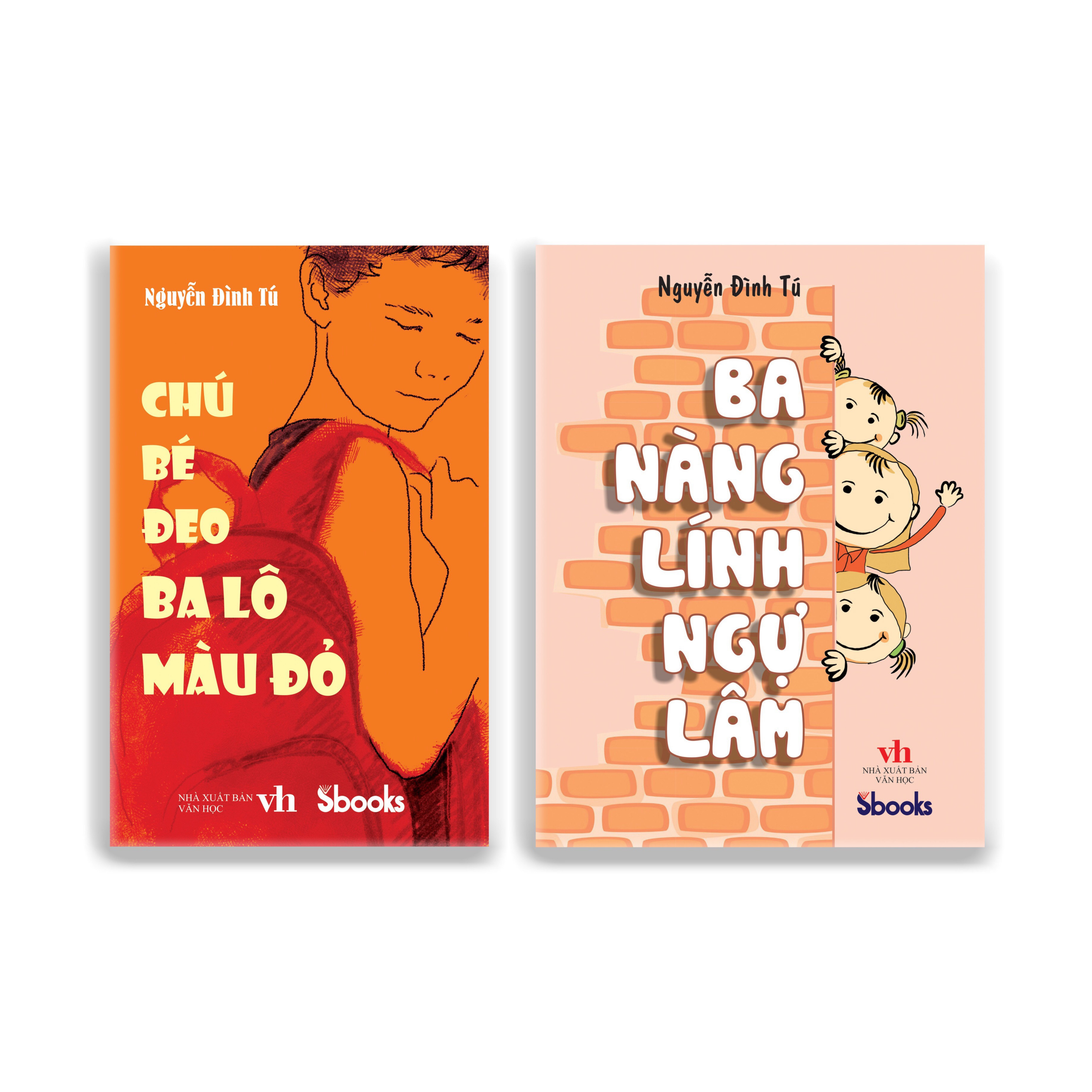 Combo 2 cuốn: CHÚ BÉ ĐEO BA LÔ MÀU ĐỎ + BA NÀNG LÍNH NGỰ LÂM (Nguyễn Đình Tú)